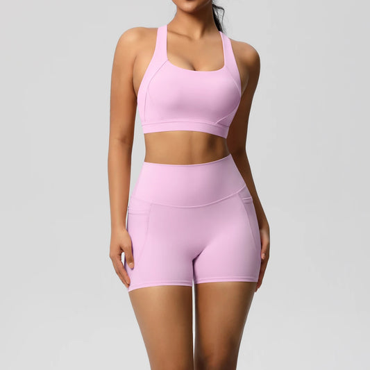 2PCS Yoga Set With Pockets